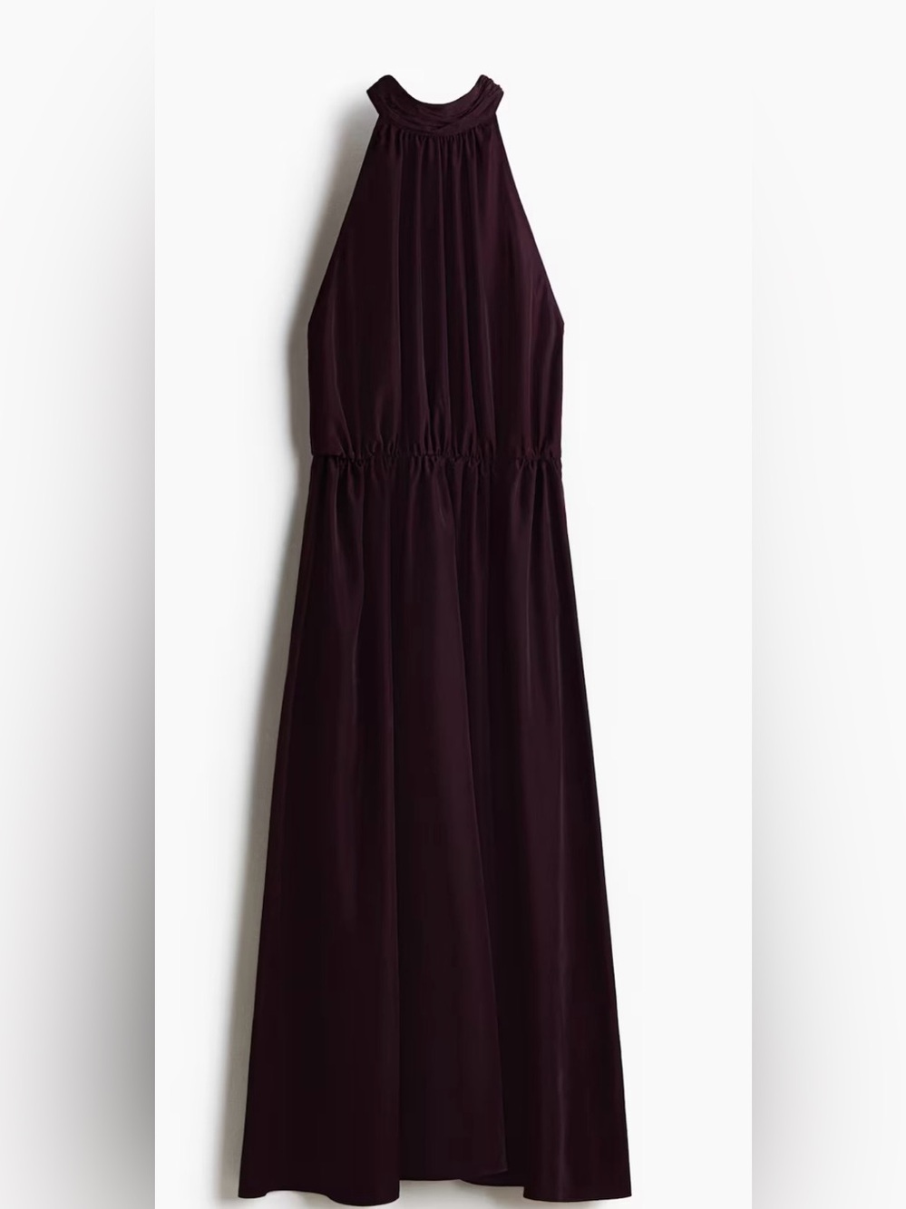 LONG HALTERNECK DRESS - Picture 4 of 5